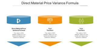 Direct Material Price Variance Formula Ppt Powerpoint Presentation Ideas Graphics Template Cpb