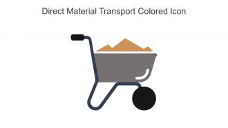 Direct Material Transport Colored Icon In Powerpoint Pptx Png And Editable Eps Format