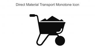 Direct Material Transport Monotone Icon In Powerpoint Pptx Png And Editable Eps Format