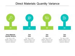 Direct materials quantity variance ppt powerpoint presentation styles skills cpb