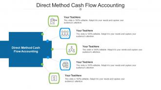 Direct method cash flow accounting ppt powerpoint presentation gallery templates cpb