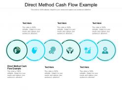 Direct method cash flow example ppt powerpoint presentation diagram templates cpb