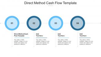 Direct Method Cash Flow Template In Powerpoint And Google Slides Cpb