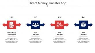 Direct Money Transfer App Ppt Powerpoint Presentation Model Example Introduction Cpb