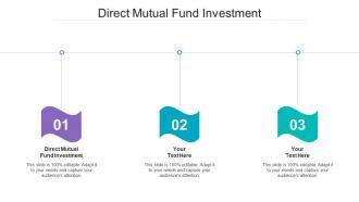 Direct Mutual Fund Investment Ppt Powerpoint Presentation Slides Grid Cpb
