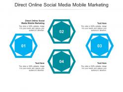 Direct online social media mobile marketing ppt powerpoint presentation ideas portfolio cpb