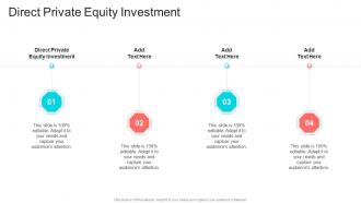 Direct Private Equity Investment In Powerpoint And Google Slides Cpb