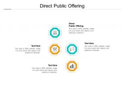 Direct public offering ppt powerpoint presentation gallery example cpb