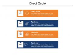 Direct quote ppt powerpoint presentation styles grid cpb