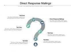 Direct response mailings ppt powerpoint presentation model example topics cpb