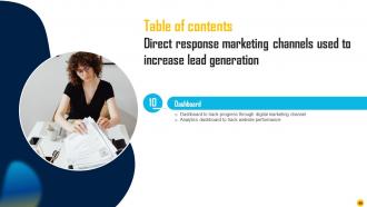Direct Response Marketing Channels Used To Increase Lead Generation Powerpoint Presentation Slides MKT CD V Images Impressive