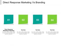 Direct response marketing vs branding ppt powerpoint presentation professional introduction cpb