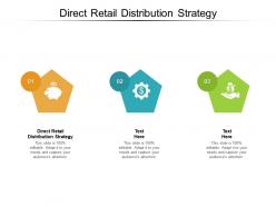 Direct retail distribution strategy ppt powerpoint presentation icon shapes cpb