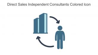 Direct Sales Independent Consultants Colored Icon In Powerpoint Pptx Png And Editable Eps Format