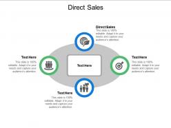 Direct sales ppt powerpoint presentation infographics gallery cpb