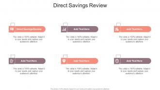 Direct Savings Review In Powerpoint And Google Slides Cpb