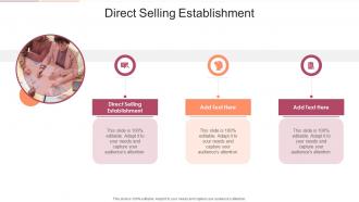 Direct Selling Establishment In Powerpoint And Google Slides Cpb
