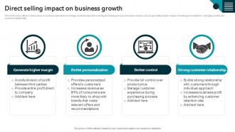 Direct Selling Impact On Business Growth