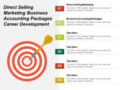 Direct selling marketing business accounting packages career development
