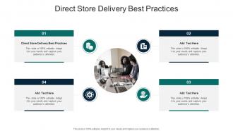 Direct Store Delivery Best Practices In Powerpoint And Google Slides Cpb