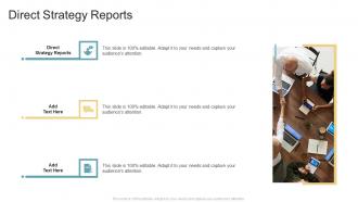 Direct Strategy Reports In Powerpoint And Google Slides Cpb
