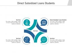 Direct subsidized loans students ppt powerpoint presentation slides rules cpb
