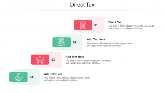 Direct Tax In Powerpoint And Google Slides Cpb