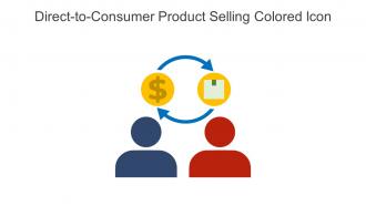 Direct To Consumer Product Selling Colored Icon In Powerpoint Pptx Png And Editable Eps Format