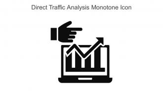 Direct Traffic Analysis Monotone Icon In Powerpoint Pptx Png And Editable Eps Format