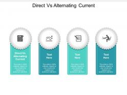 Direct vs alternating current ppt powerpoint presentation infographic template clipart images cpb