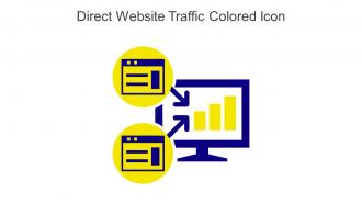 Direct Website Traffic Colored Icon In Powerpoint Pptx Png And Editable Eps Format