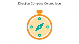 Direction Compass Colored Icon In Powerpoint Pptx Png And Editable Eps Format