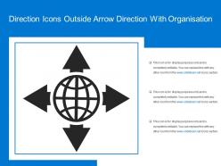Direction icons outside arrow direction with organisation