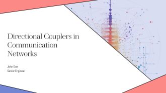 Directional Couplers In Communication Networks PPT Slides AT