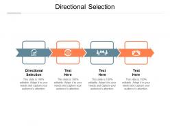 Directional selection ppt powerpoint presentation summary portrait cpb