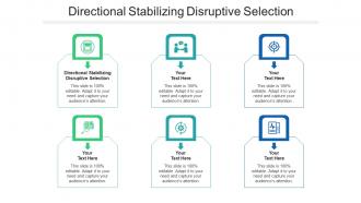 Directional Stabilizing Disruptive Selection Ppt Powerpoint Presentation Inspiration Master Slide Cpb