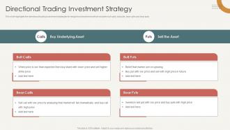 Directional Trading Investment Strategy Analysis Of Hedge Fund Performance