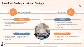 Directional Trading Investment Strategy Risk And Returns Investment Strategies