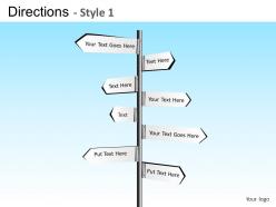 Directions style 1 powerpoint presentation slides