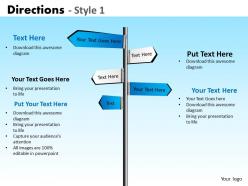 Directions style 1 ppt 3