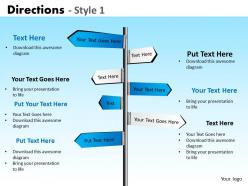 Directions style 1 ppt 5