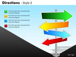 19684794 style variety 3 direction 1 piece powerpoint presentation diagram infographic slide