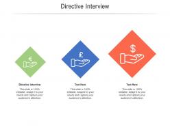 Directive interview ppt powerpoint presentation styles images cpb