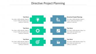 Directive project planning ppt powerpoint presentation pictures smartart cpb