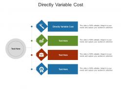 Directly variable cost ppt powerpoint presentation images cpb