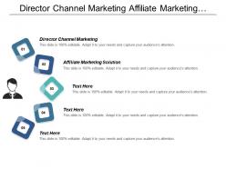 Director channel marketing affiliate marketing solution marketing analytics cpb