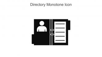 Directory Monotone Icon In Powerpoint Pptx Png And Editable Eps Format