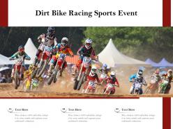 Dirt Bike Racing Sports Event