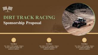 Dirt Track Racing Sponsorship Proposal Ppt Show Graphics Download