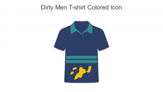 Dirty Men T Shirt Colored Icon In Powerpoint Pptx Png And Editable Eps Format